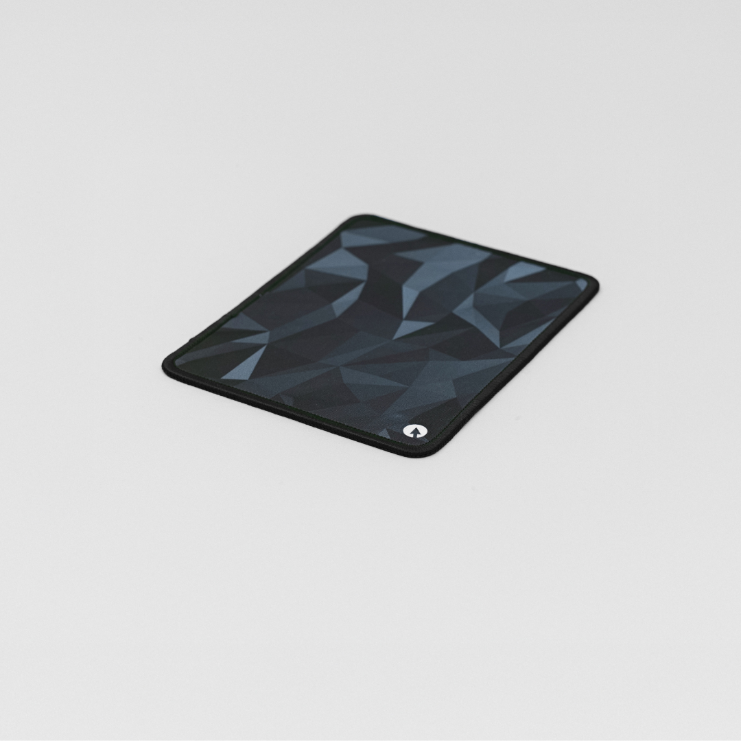 Grey Polygon Mouse Mat
