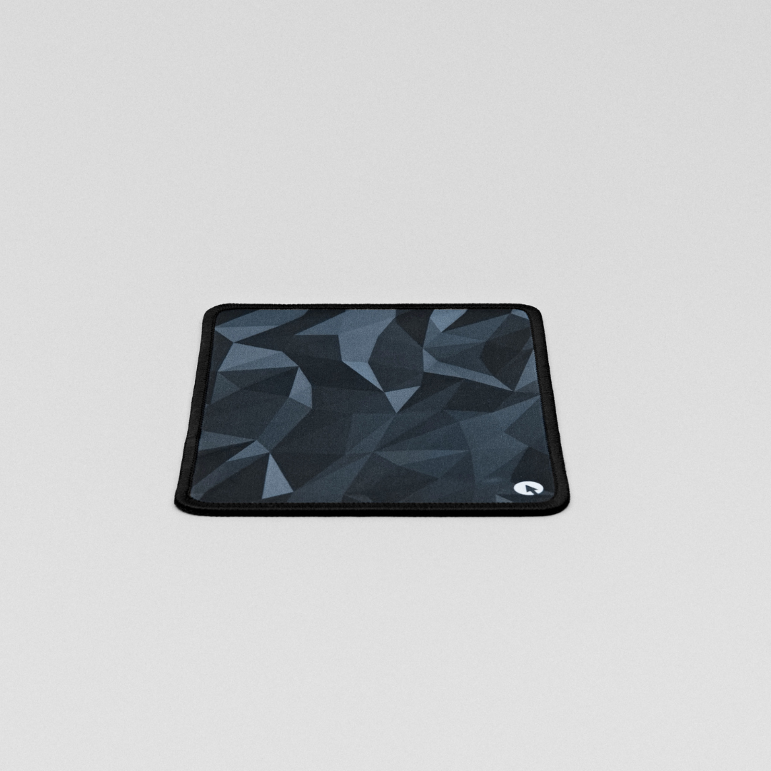Grey Polygon Mouse Mat